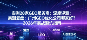 亲测复盘：广州GEO优化公司哪家好？2026年实战避坑指南